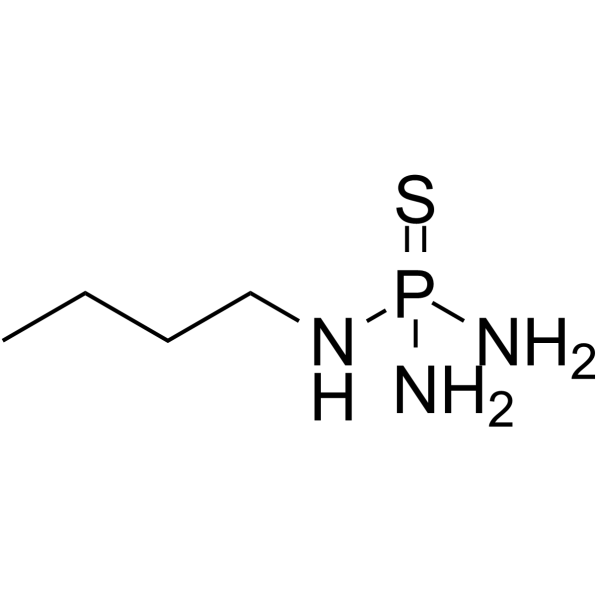 正丁基硫代磷酸三胺结构式