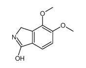 4,5-二甲氧基-异吲哚啉-1-酮结构式
