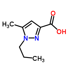 5-Methyl-1-propyl-1H-pyrazole-3-carboxylic acid Structure