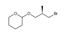(2R)-1-bromo-2-methyl-3-(tetrahydropyranyloxy)-propane Structure