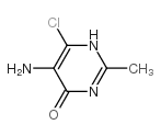 5-氨基-6-氯-2-甲基-4(1H)嘧啶酮结构式