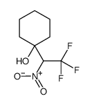 1-(2,2,2-trifluoro-1-nitroethyl)cyclohexan-1-ol Structure