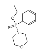 O-ethyl phenyl phosphonomorpholinylamidothioate结构式