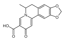 6-methyl-2-oxo-6,7-dihydro-[1,3]benzodioxolo[5,6-a]quinolizine-3-carboxylic acid Structure