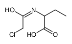 N-氯乙酰基-DL-2-氨基丁酸结构式