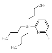 6-氟-2-(三丁基锡)吡啶结构式