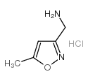 5-甲基-3-异恶唑甲胺盐酸盐结构式
