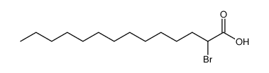Tetradecanoic acid, 2-bromo- Structure