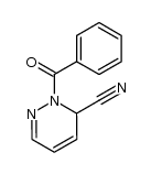 2-benzoyl-2,3-dihydro-3-pyridazinecarbonitrile Structure