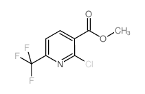 2-氯-6-(三氟甲基)烟酸甲酯结构式