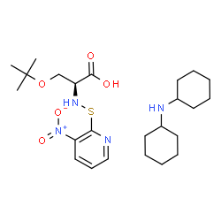 N-(3-NITRO-2-PYRIDINESULFENYL)-O-T-*BUTY L-L-SERINE Structure