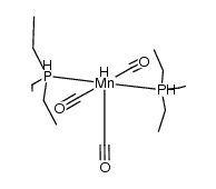HMn(CO)3(PEt3)2 Structure