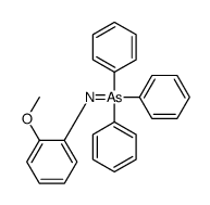 (2-methoxyphenyl)imino-triphenyl-λ5-arsane Structure