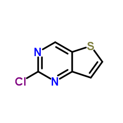 2-氯噻吩并[3,2-D]嘧啶结构式