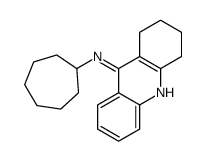 N-cycloheptyl-1,2,3,4-tetrahydroacridin-9-amine结构式