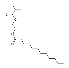 2-(methacryloyloxy)ethyl lauryl ester Structure
