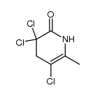 3,3,5-trichloro-6-methyl-3,4-dihydropyridin-2(1H)-one Structure