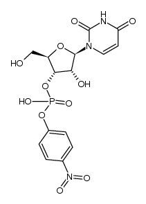 uridine 3'-(4-nitrophenyl) phosphate Structure