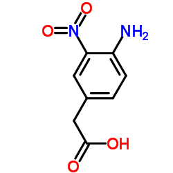 (4-Amino-3-nitrophenyl)acetic acid Structure