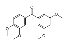 (3,4-dimethoxyphenyl)-(3,5-dimethoxyphenyl)methanone Structure