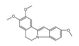 2,3,10-trimethoxy-5,6-dihydroindolo[2,1-a]isoquinoline Structure