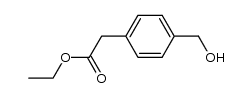 [4-(hydroxymethyl)phenyl]acetic acid ethyl ester Structure
