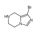 1-溴-5,6,7,8-四氢咪唑并[1,5-a]吡嗪结构式