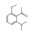 2'-(N,N-dimethylamino)-6'-methoxy-acetophenone Structure
