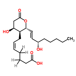 11-dehydro Thromboxane B2-d4 Structure
