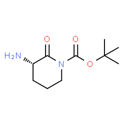 (S)-tert-butyl 3-amino-2-oxopiperidine-1-carboxylate Structure