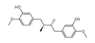 meso-dihydroguaiaretic acid结构式