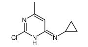 2-氯-N-环丙基-6-甲基嘧啶-4-胺结构式