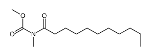 methyl N-methyl-N-undecanoylcarbamate Structure