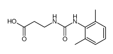 3-({[(2,6-dimethylphenyl)amino]carbonyl}amino)propanoic acid Structure