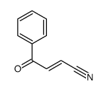 4-oxo-4-phenylbut-2-enenitrile Structure