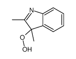 3-hydroperoxy-2,3-dimethylindole Structure