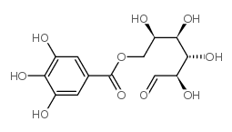 6-O-没食子酰葡萄糖结构式