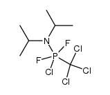 chloro(diisopropylamino)difluoro(trichloromethyl)phosphorane结构式