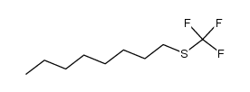 1-octyll trifluoromethyl sulfide结构式