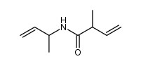 N-(but-3-en-2-yl)-2-methylbut-3-enamide结构式