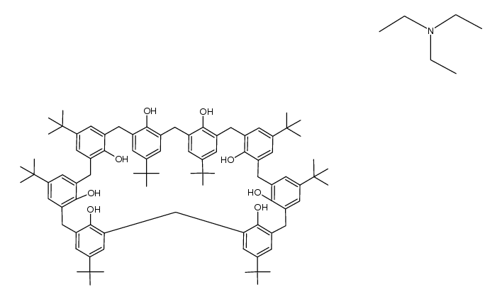 p-tert-butylcalix[8]arene-triethylamine 1:1 adduct结构式