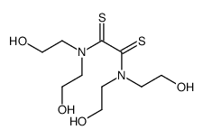 N,N,N',N'-tetrakis(2-hydroxyethyl)ethanedithioamide Structure
