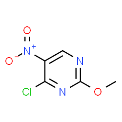 4-Chloro-2-methoxy-5-nitropyrimidine Structure