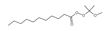 2-methoxyprop-2-yl peroxyundecanoate结构式