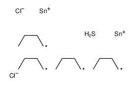 dibutyl-chloro-[dibutyl(chloro)stannyl]sulfanylstannane Structure