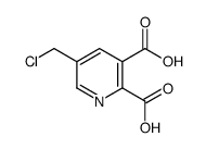 5-(Chloromethyl)-2,3-pyridinedicarboxylic acid Structure