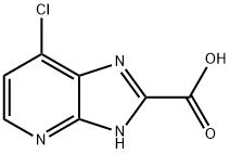 7-氯-3H-咪唑并[4,5-B]吡啶-2-羧酸结构式