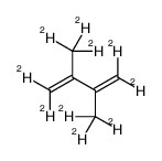 1,1,4,4-tetradeuterio-2,3-bis(trideuteriomethyl)buta-1,3-diene Structure