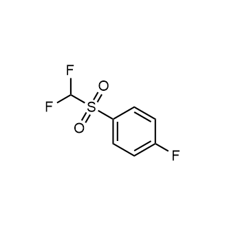 1-Difluoromethanesulfonyl-4-fluorobenzene Structure