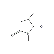 2-乙基-N-甲基琥珀酰亚胺结构式